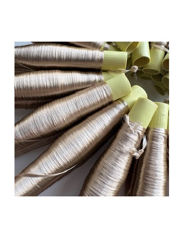 Fils en soie vegetale de couleur...