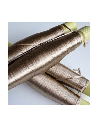 Fils en soie vegetale de couleur...