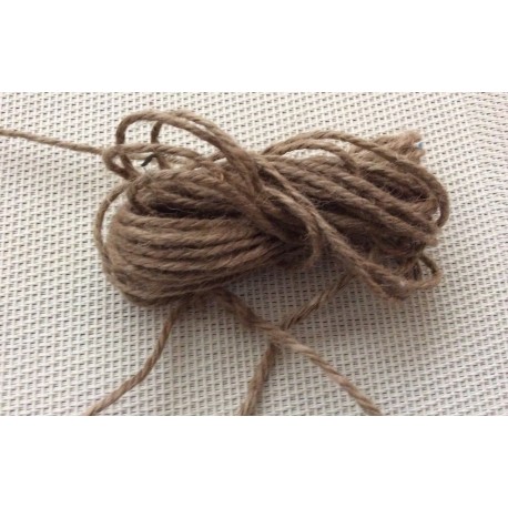 Fil de chanvre, ficelle naturelle 4 m de long