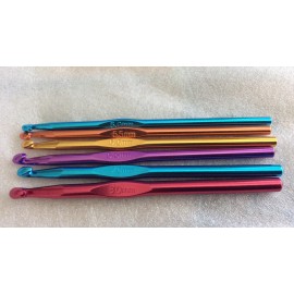 Lot de 6 crochets multicolores