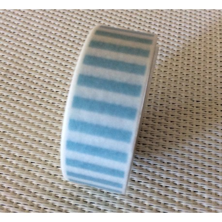 Masking tape aux rayures bleues Masking tape aux rayures bleues