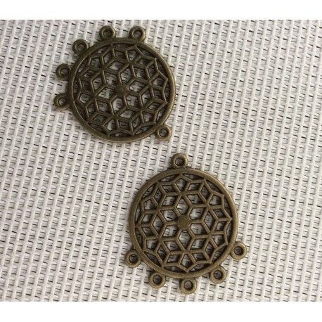 2 Breloques attrape rêves  bronze