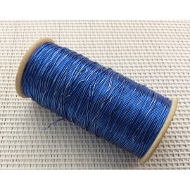Bobine de fil scalli bleue