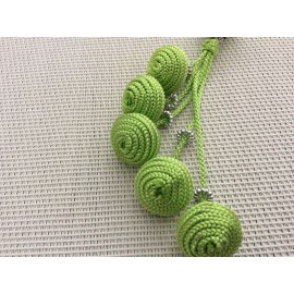 Porte clés en breloque vert Clair 2