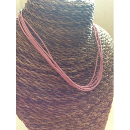 Cordon en cuir rose Cordon en cuir rose