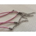 Cordon en cuir rose Cordon en cuir rose