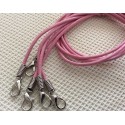Cordon en cuir rose Cordon en cuir rose
