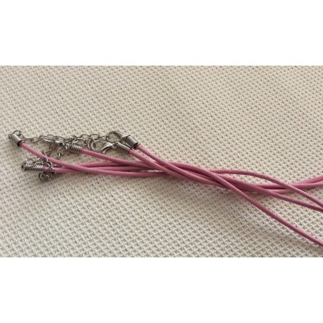 Cordon en cuir rose Cordon en cuir rose