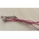 Cordon en cuir rose Cordon en cuir rose