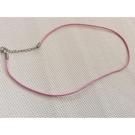 Cordon en cuir rose Cordon en cuir rose