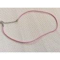 Cordon en cuir rose Cordon en cuir rose