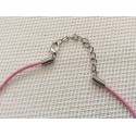 Cordon en cuir rose Cordon en cuir rose