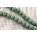 10 perles de lave Vertes 10 perles de lave Vertes