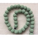 10 perles de lave Vertes 10 perles de lave Vertes