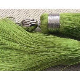 Pompon en soie de couleur... 2