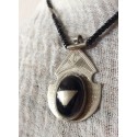 Collier touareg avec agate noire Collier touareg avec agate noire