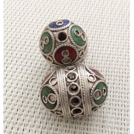 Perle berbère multicolore 2