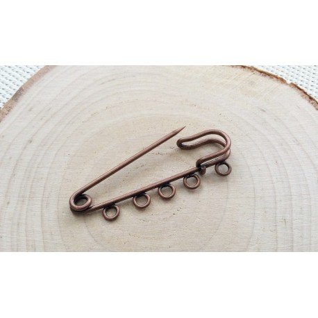X4 broches épingles couleur bronze