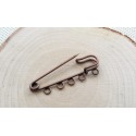 X4 broches épingles couleur bronze