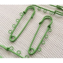 Broche-Epingle à nourrice verte x2 2