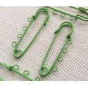 Broche-Epingle à nourrice verte x2 Broche-Epingle à nourrice verte x2
