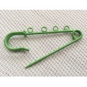 Broche-Epingle à nourrice verte x2 Broche-Epingle à nourrice verte x2