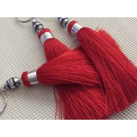 Pompon 14,5 cm de couleur Rouge 2